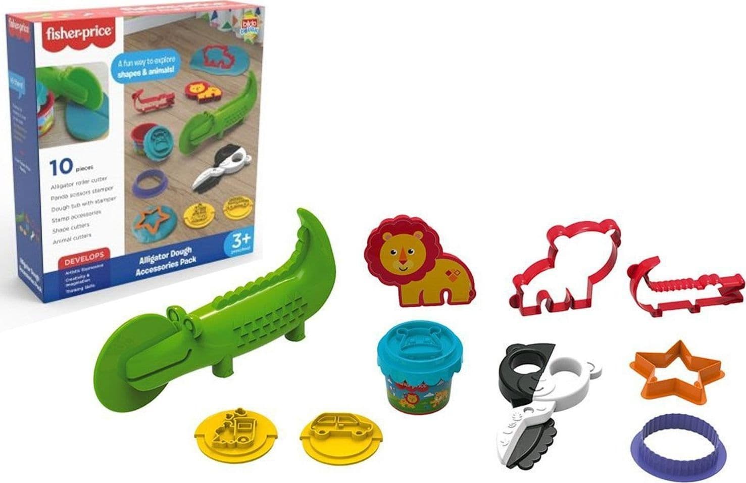 Fisher Price Set Pasta Modellabile Alligatore - 2