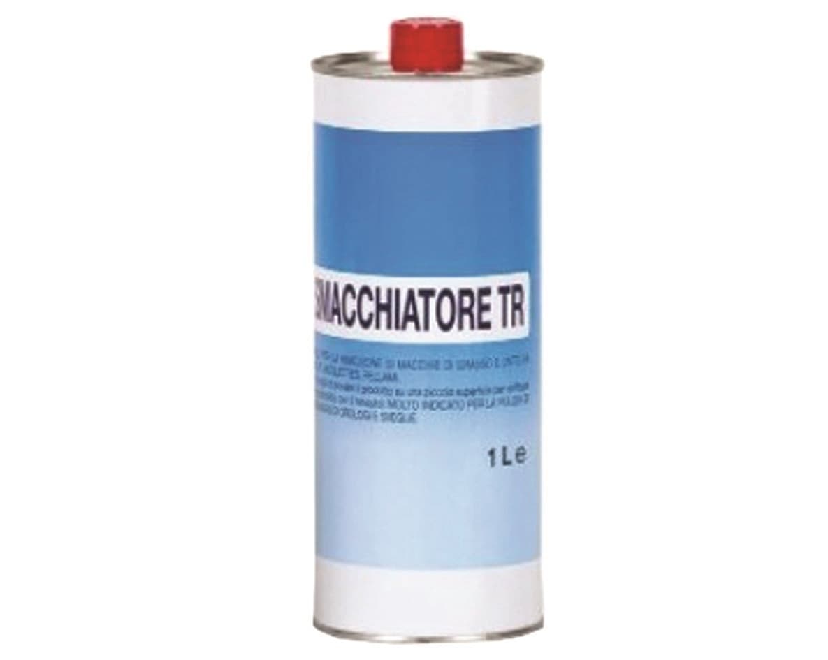 Smacchiatore solvente sgrassante  per smacchiare tessuti e pelle lt 1 x 12 pz - 3