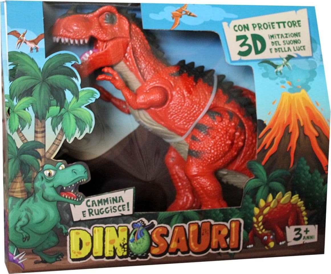 Dinosauro Gigante camminante luci e suoni Grandi Giochi