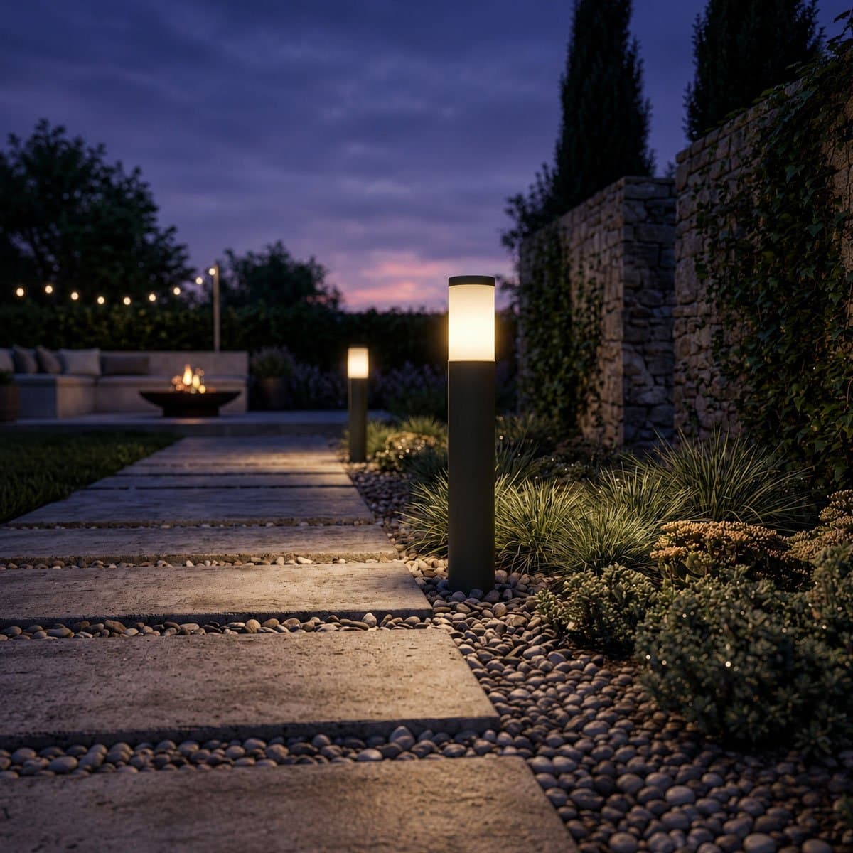 Paletto Promoluce SMOKE 60 E27 LED IP54 alluminio metacrilato - 2