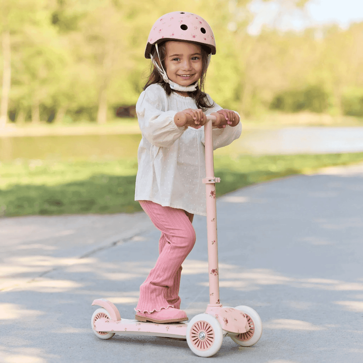 Monopattino Little Dutch Fairy Floral Pink - 5