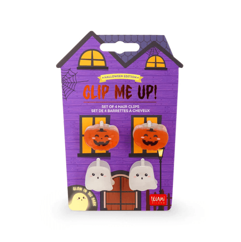 Legami - Set di 4 Mini Mollette per Capelli Halloween - Clip Me Up! (VHCL0005) - 3