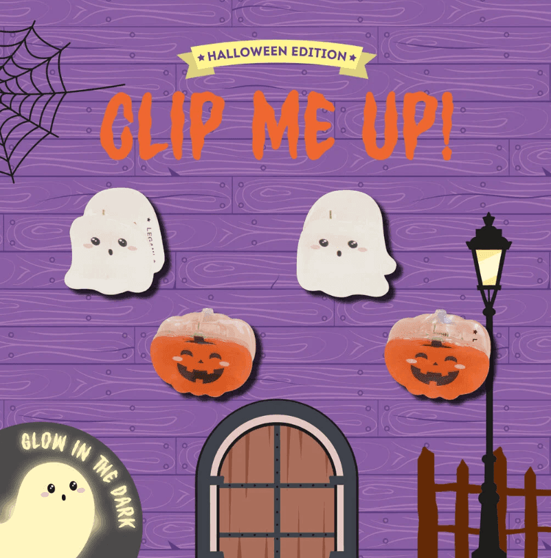 Legami - Set di 4 Mini Mollette per Capelli Halloween - Clip Me Up! (VHCL0005) - 5
