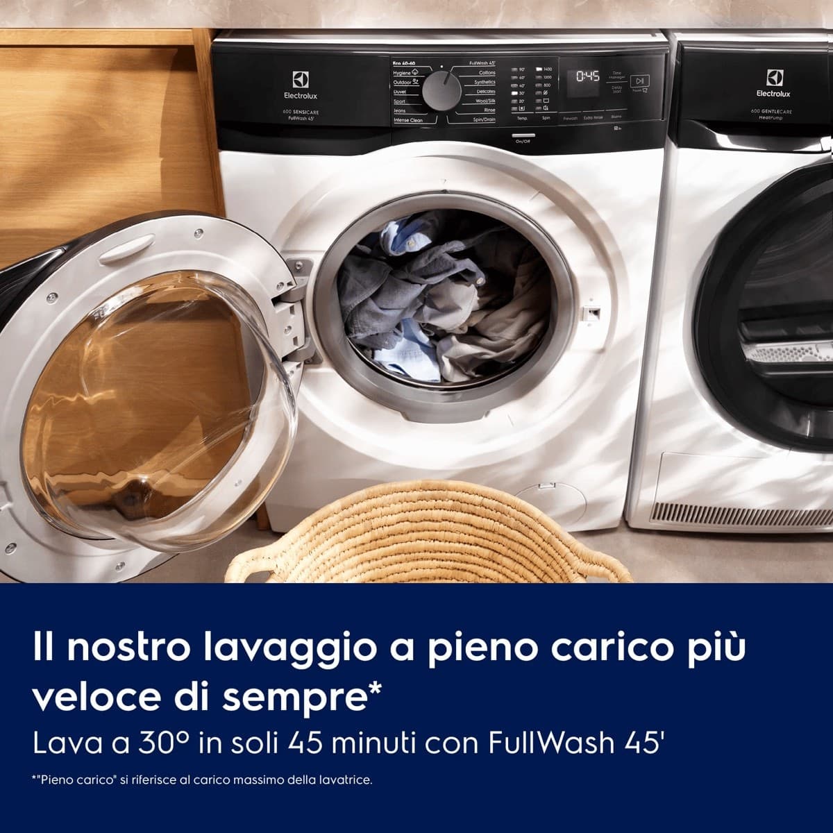LAVATRICE 9 KG CL. A SERIE 600 SENSICARE - 4
