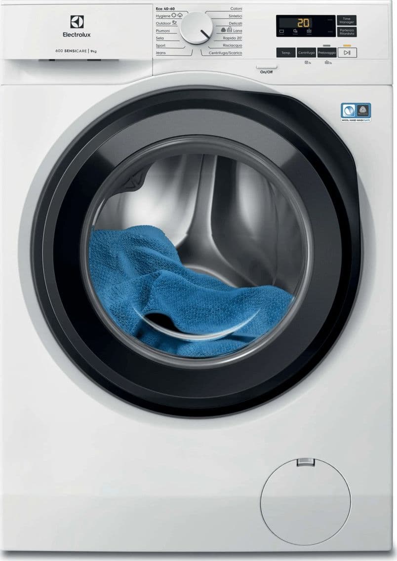 LAVATRICE SERIE 600 SENSICARE FRONTALE CL A 9 KG - 4