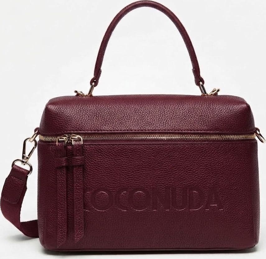 Borsa a Mano Strutturata Coconuda con Manico e Tracolla - 3