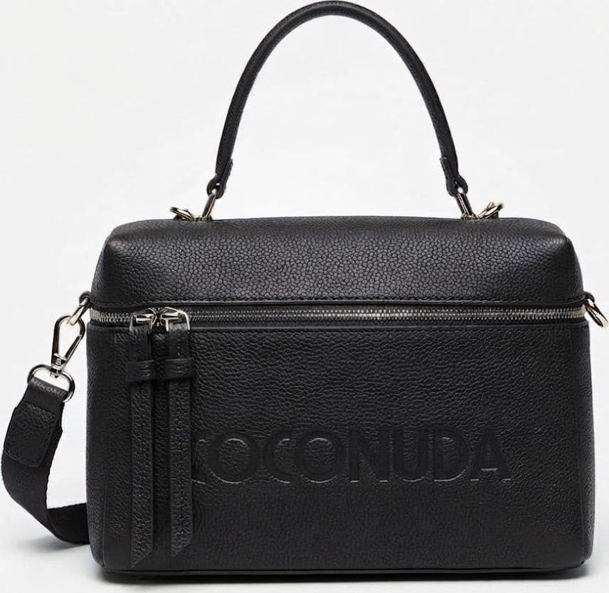Borsa a Mano Strutturata Coconuda con Manico e Tracolla - 5
