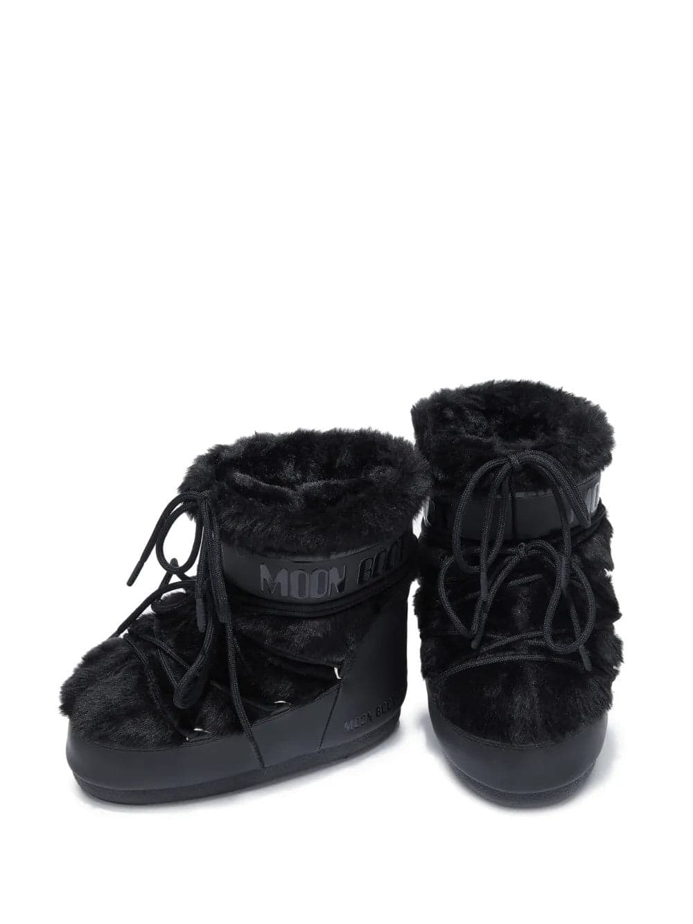 MOON BOOT Moon Boot - Stivaletti MB ICON LOW FAUX FUR Black #N001 da Donna - 2