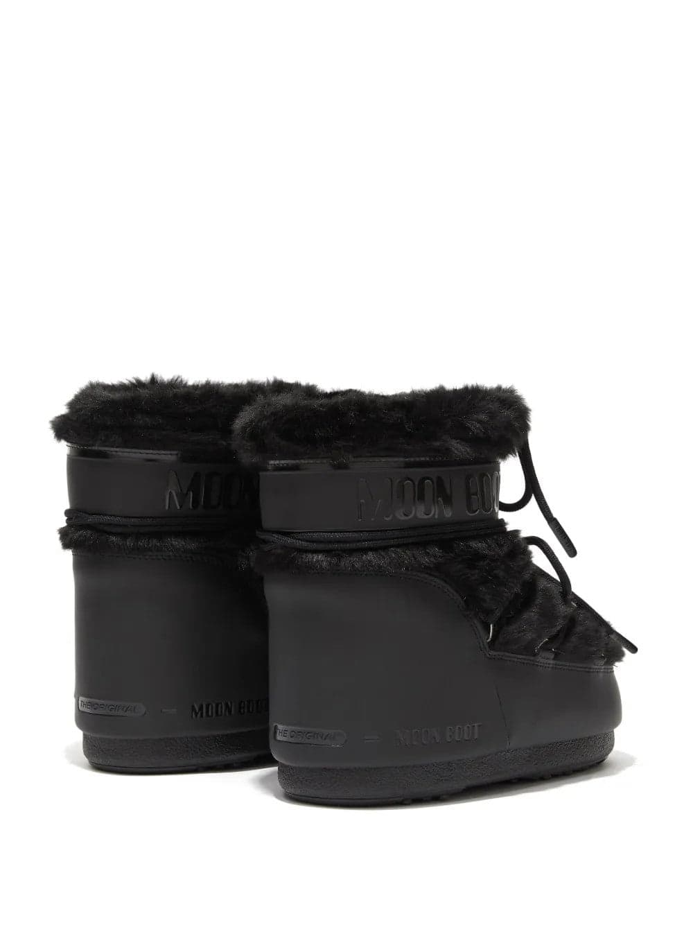 MOON BOOT Moon Boot - Stivaletti MB ICON LOW FAUX FUR Black #N001 da Donna - 3