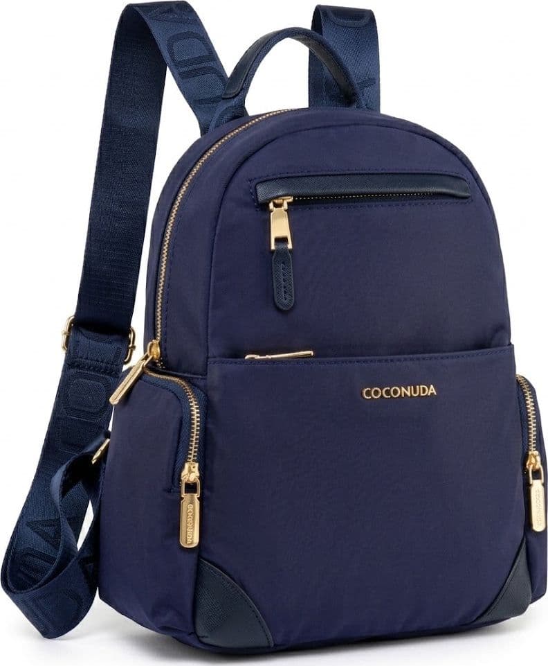Zaino Casual Chic Coconuda con Tasche e Spallacci Logati - 2