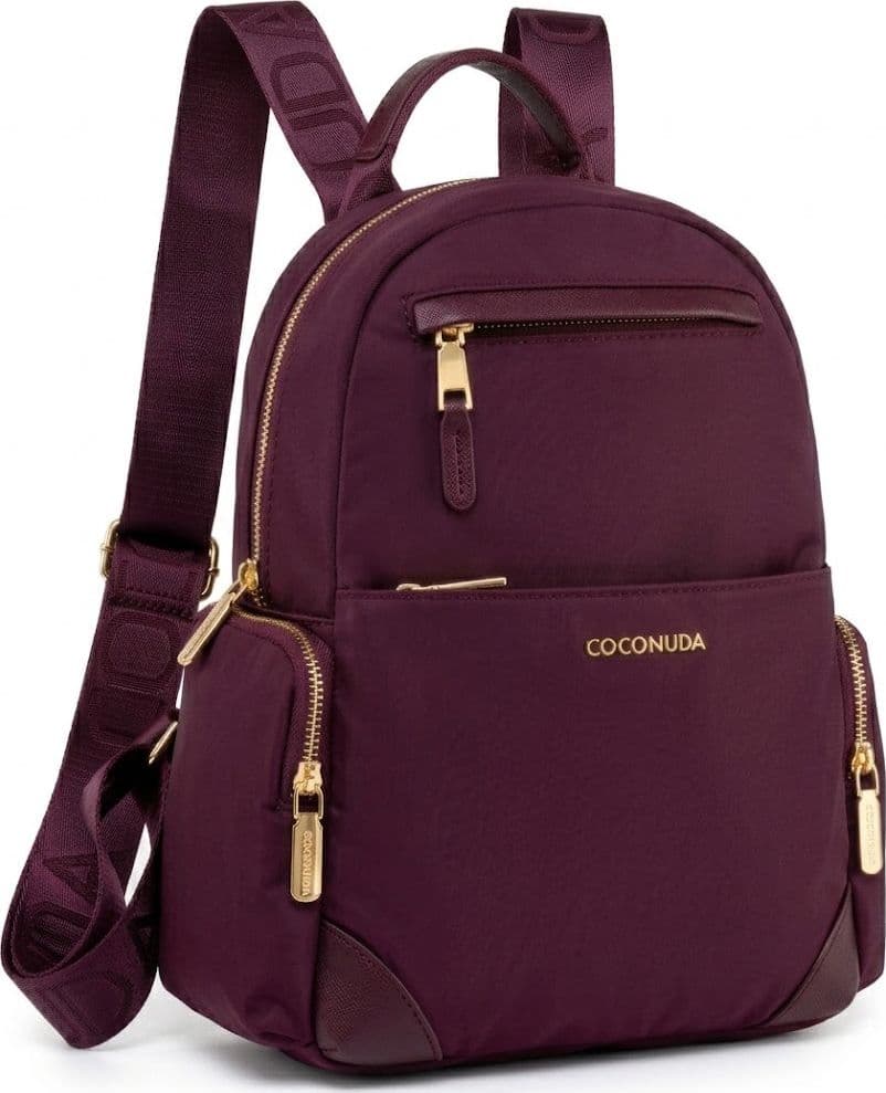 Zaino Casual Chic Coconuda con Tasche e Spallacci Logati - 6