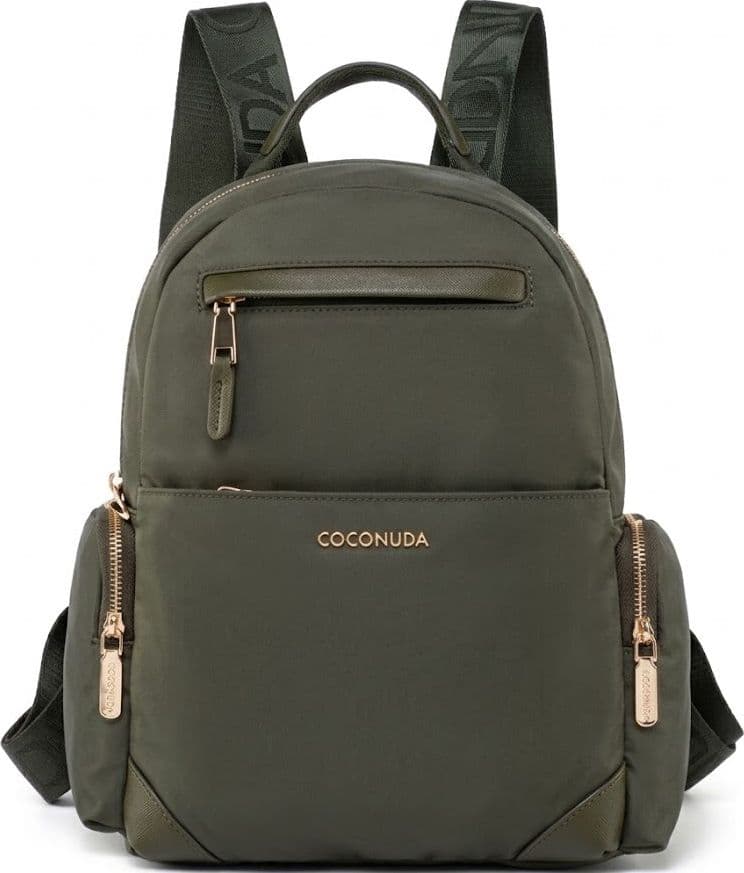 Zaino Casual Chic Coconuda con Tasche e Spallacci Logati - 7