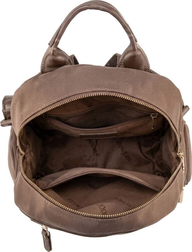 Zaino Casual Chic Coconuda con Tasche e Spallacci Logati - 8