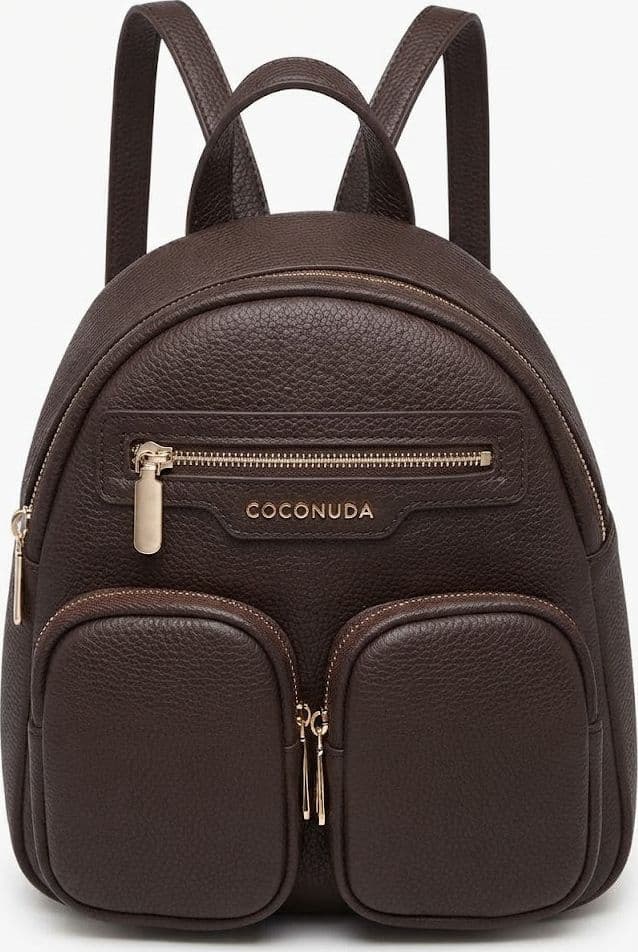 Zaino Coconuda Multi-Tasche in Similpelle Martellata - 2
