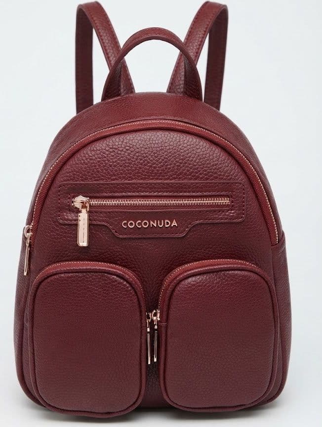 Zaino Coconuda Multi-Tasche in Similpelle Martellata - 1