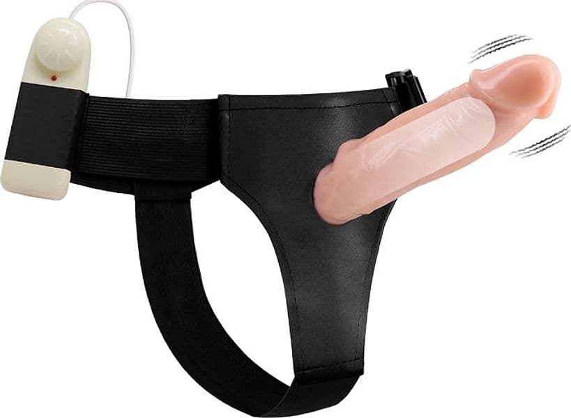 Strap-On Vibrante Baile Jessica 18 cm Ø 4,5 cm Harness Regolabile Telecomando Sex Toy - 4