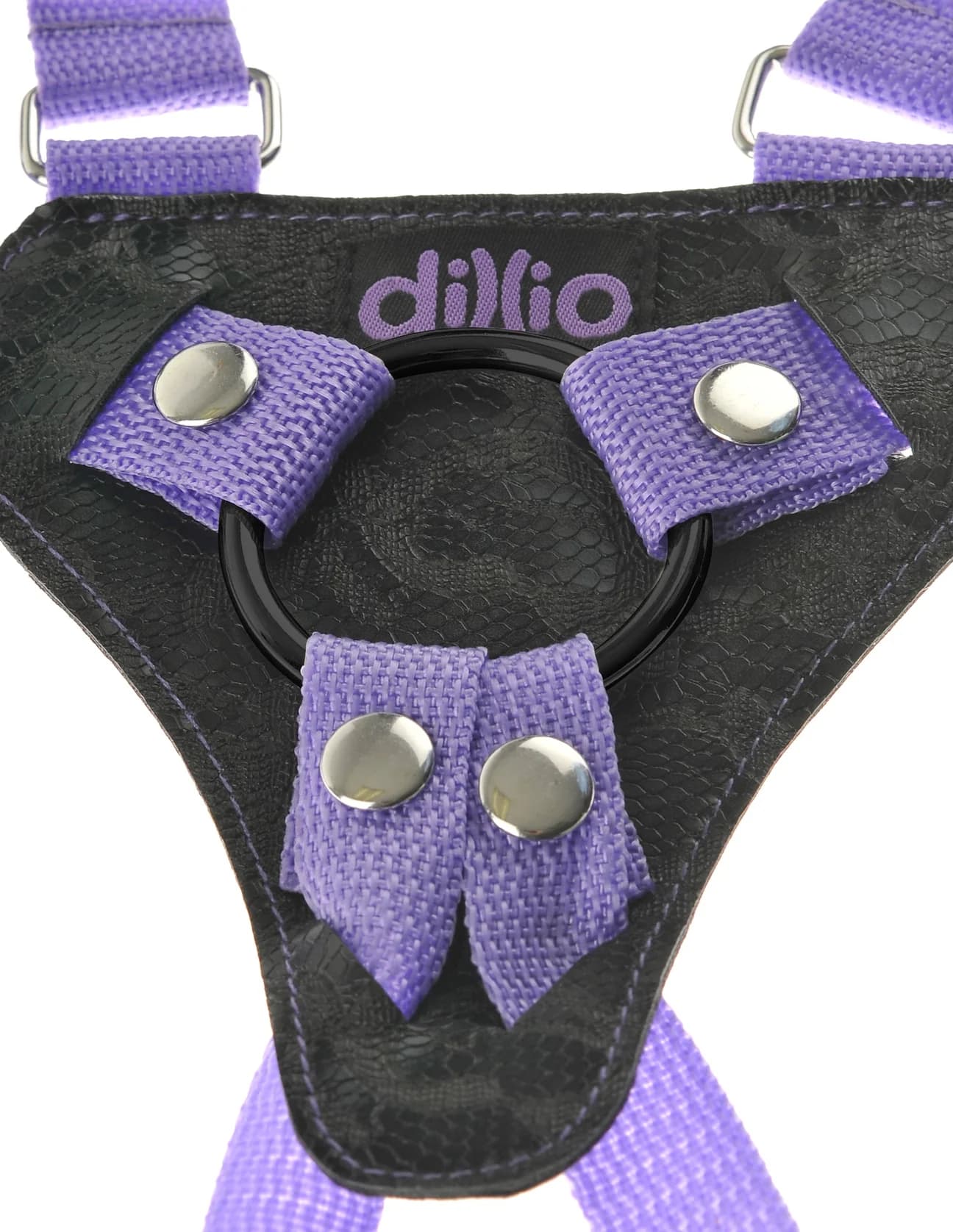 Strap-On Pipedream Dillio 7 Viola 19 cm Ø 5 cm Harness Bretelle Regolabile Premium - 5