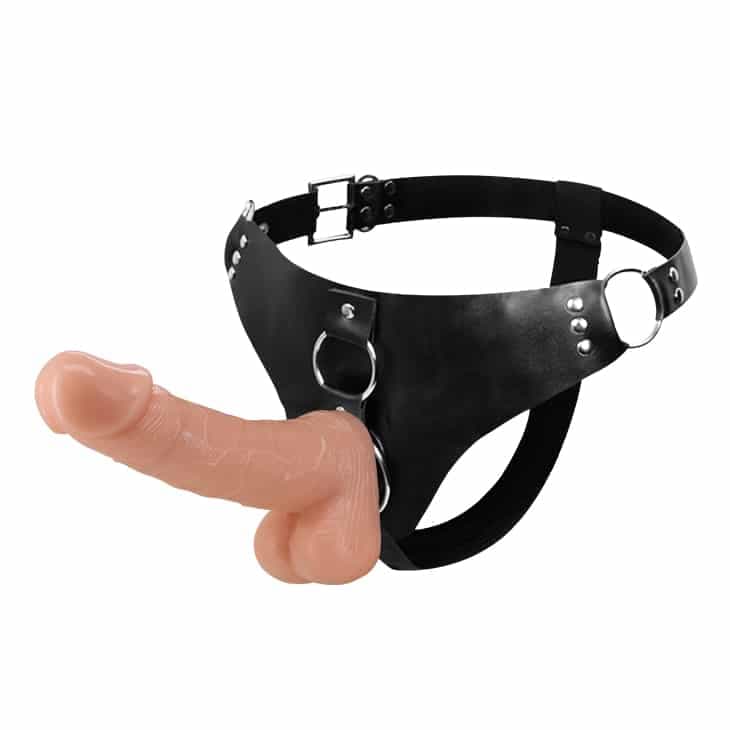 Strap-On Baile Ultra Passionate 18,3 cm Ø 4,5 cm Dildo Removibile Realistico Sex Toy - 5