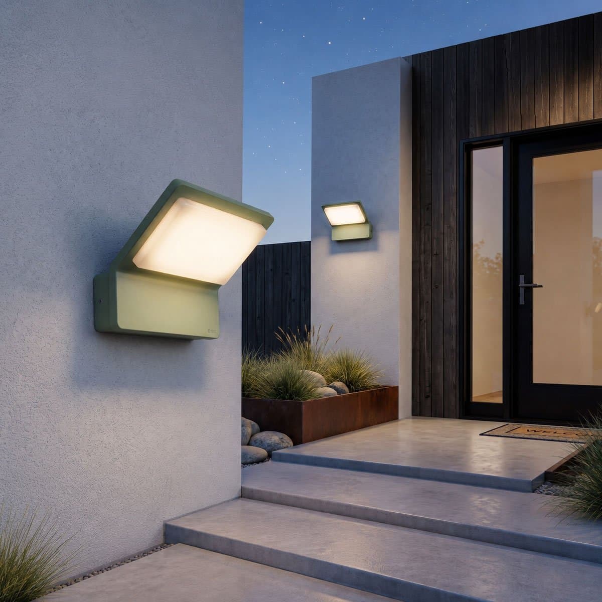 Applique moderno Promoluce UPPER A20 LED CCT IP65 monoemissione alluminio metacrilato - 3