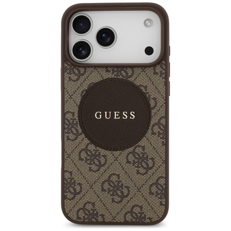 Guess 4G Circle Classic Logo MagSafe – Case iPhone 17 Pro Max (Brown) - 3