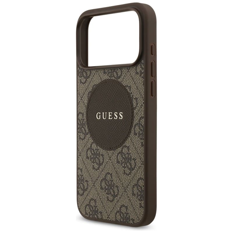 Guess 4G Circle Classic Logo MagSafe – Case iPhone 17 Pro Max (Brown) - 6