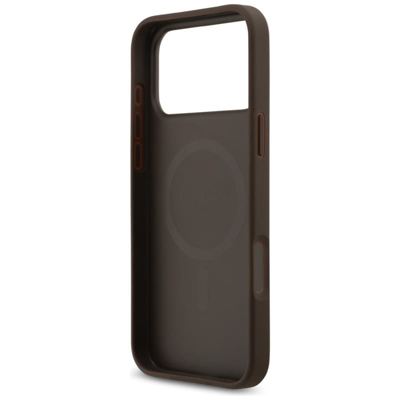 Guess 4G Circle Classic Logo MagSafe – Case iPhone 17 Pro Max (Brown) - 7