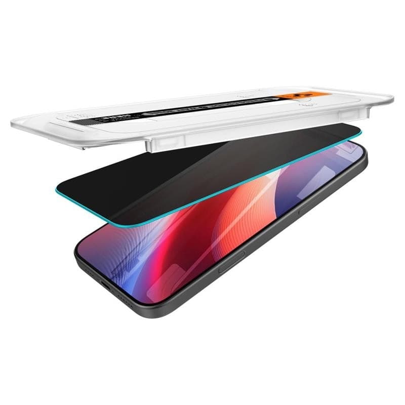 SZK£O PRYWATYZUJ¥CE SPIGEN GLAS.TR ”EZ FIT” 2-PACK IPHONE 16 Pro / 17 / 17 Pro PRIVACY - 6