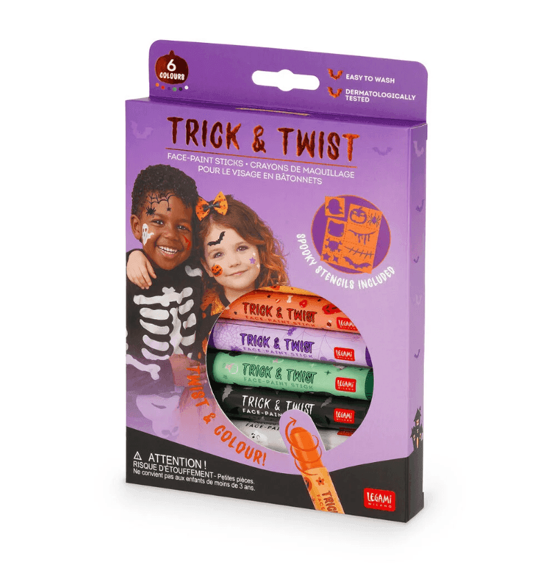 Legami - Set di 6 Trucchi Viso in Stick - Trick & Twist Halloween - 5
