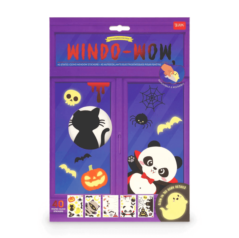 Legami - Set di 40 Adesivi Elettrostatici per Finestra - Windo-Wow (VWDS0003) - 2