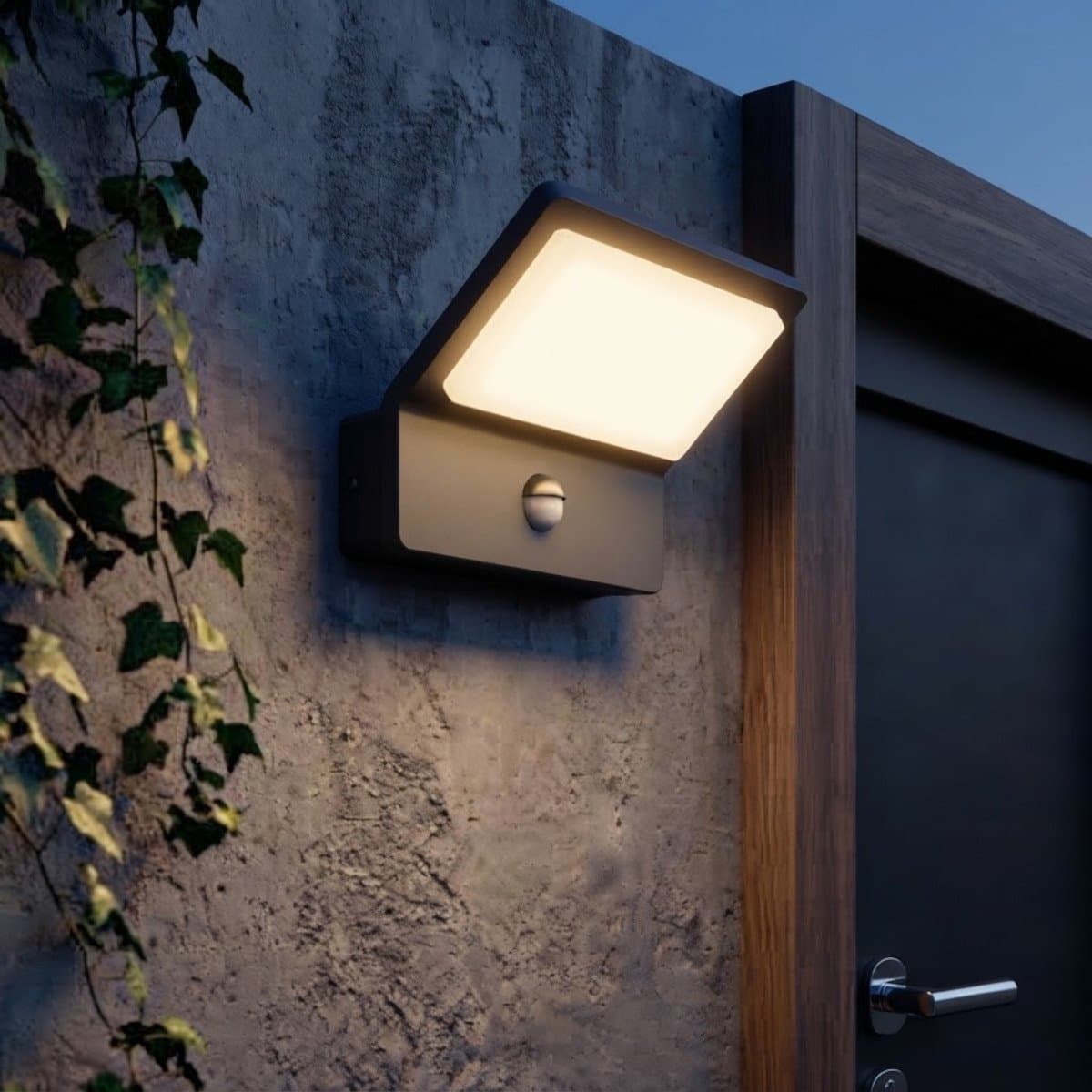 Applique sensore Promoluce UPPER A20+S LED CCT IP65 alluminio metacrilato - 2