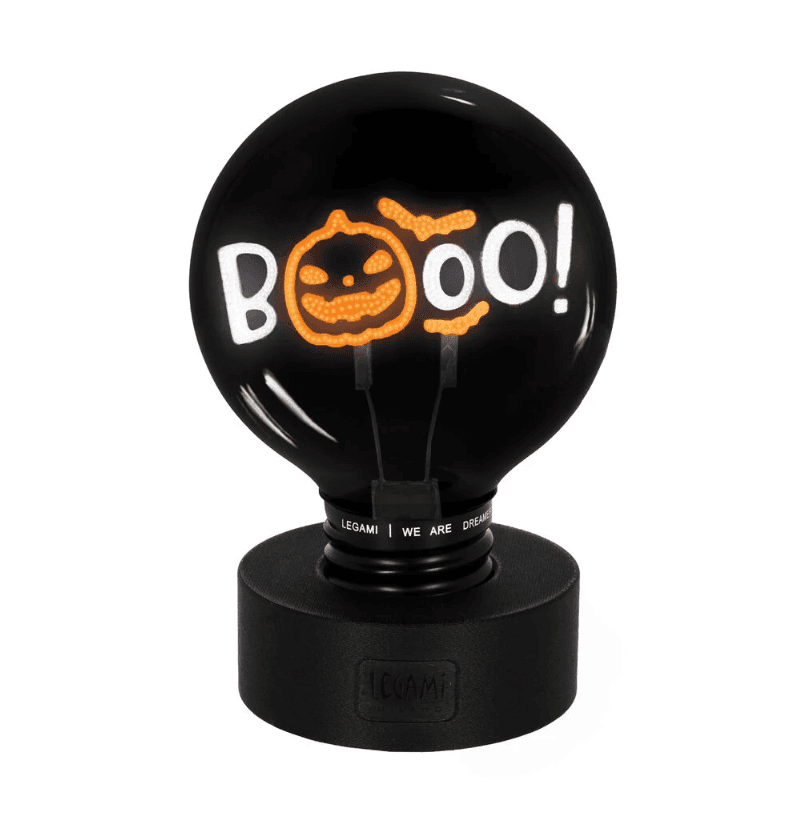 Legami - Lampada Decorativa da Tavolo a Forma di Lampadina Pumpkin Booo - Bulb Fiction XL Halloween - 6