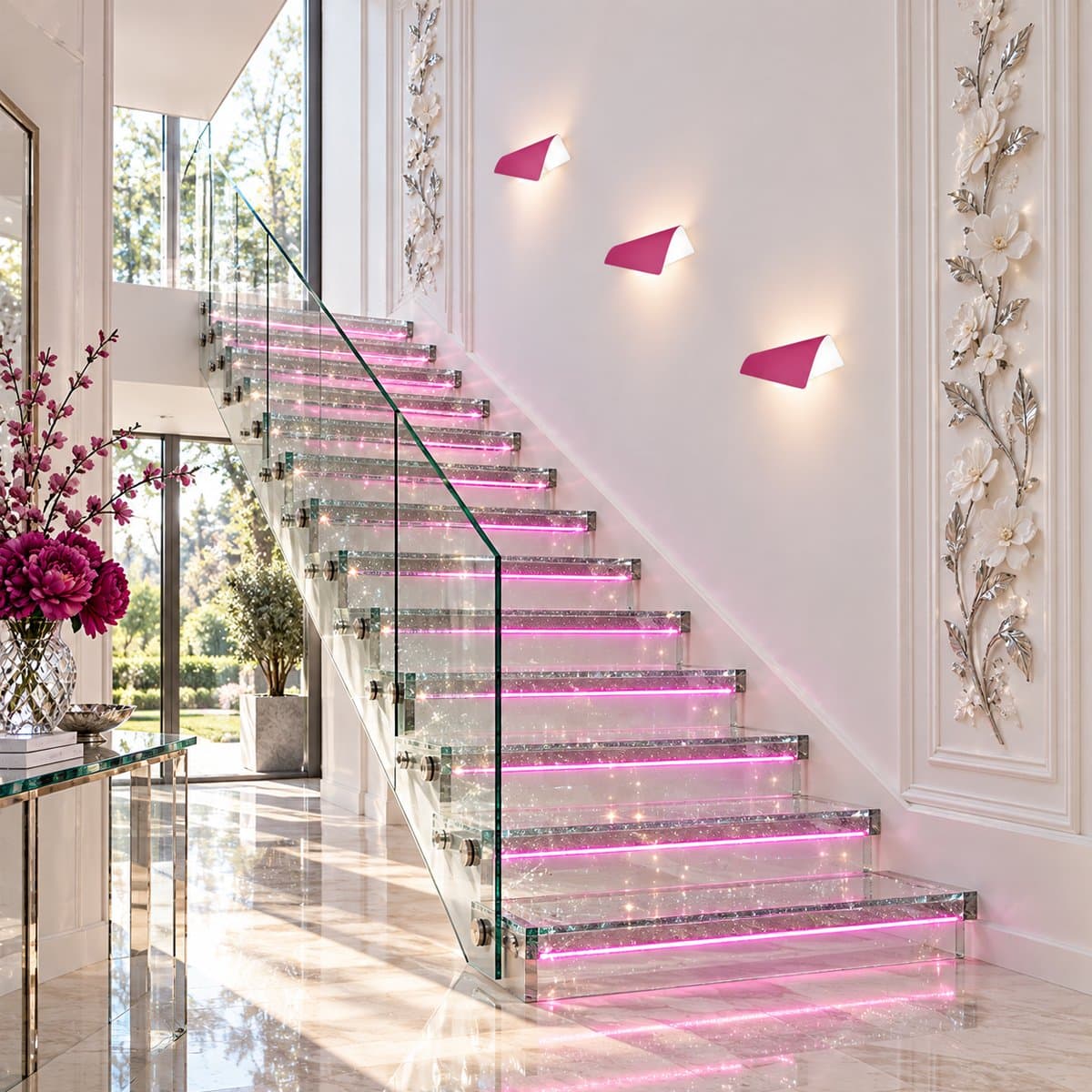 Applique led Promoluce FOLIUM A37 MA LED CCT 1532LM metallo metacrilato magenta monoemissione - 2