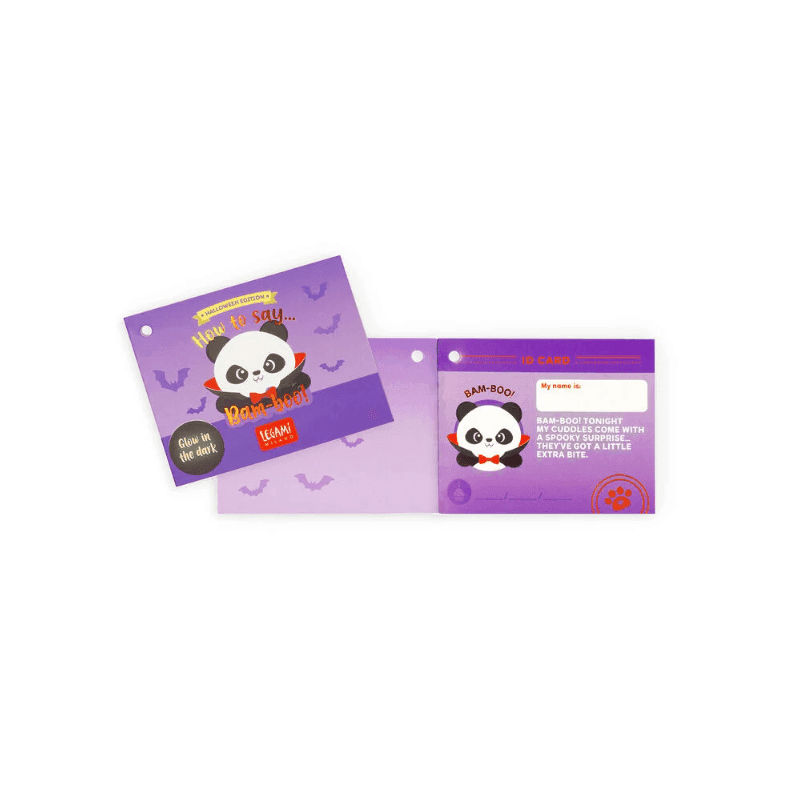 Legami- Peluche Panda "Bam-Boo" Halloween - Mini Super Soft! - 3