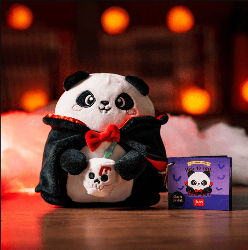 Legami- Peluche Panda "Bam-Boo" Halloween - Mini Super Soft! - 4