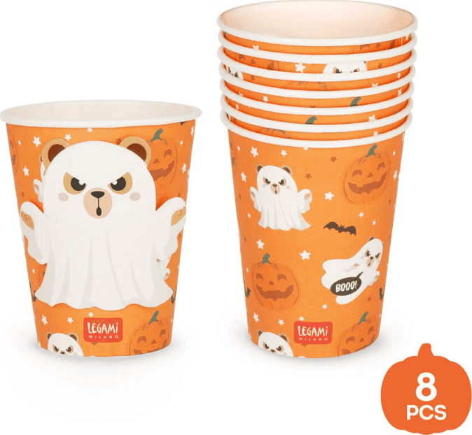Legami - Set di 8 Bicchieri in Carta - Boo Appétit! Halloween - 3