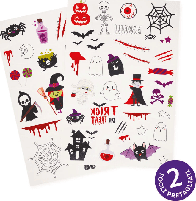 Legami - Tatuaggi Temporanei Halloween - Tattoos (VTTA0007) - 2