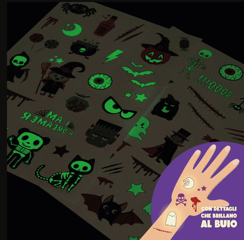 Legami - Tatuaggi Temporanei Halloween - Tattoos (VTTA0007) - 3