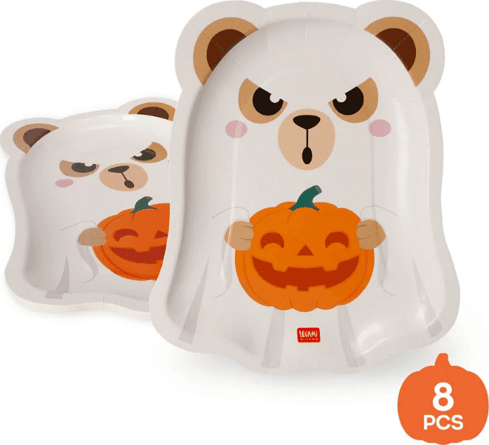Legami - Set di 8 Piatti in Carta - Boo Appétit! Halloween - 3