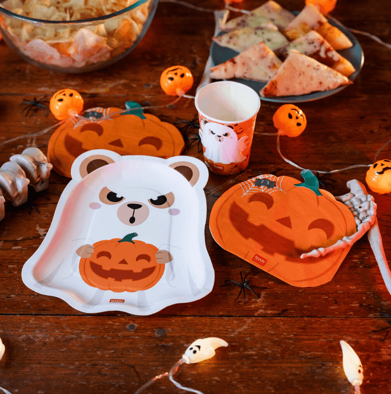 Legami - Set di 8 Piatti in Carta - Boo Appétit! Halloween - 4