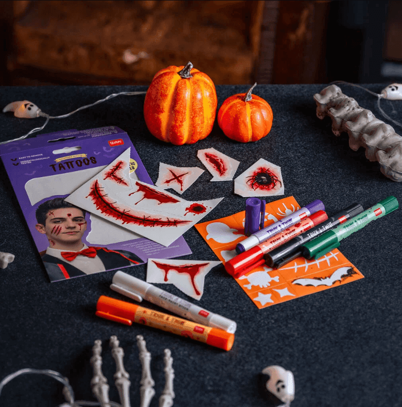 Legami - Tatuaggi Temporanei Viso e Corpo Halloween (VSFT0001) - 4