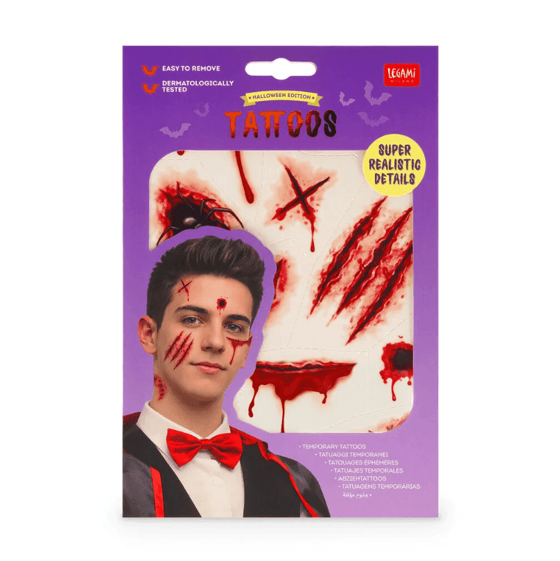 Legami - Tatuaggi Temporanei Viso e Corpo Halloween (VSFT0001) - 5