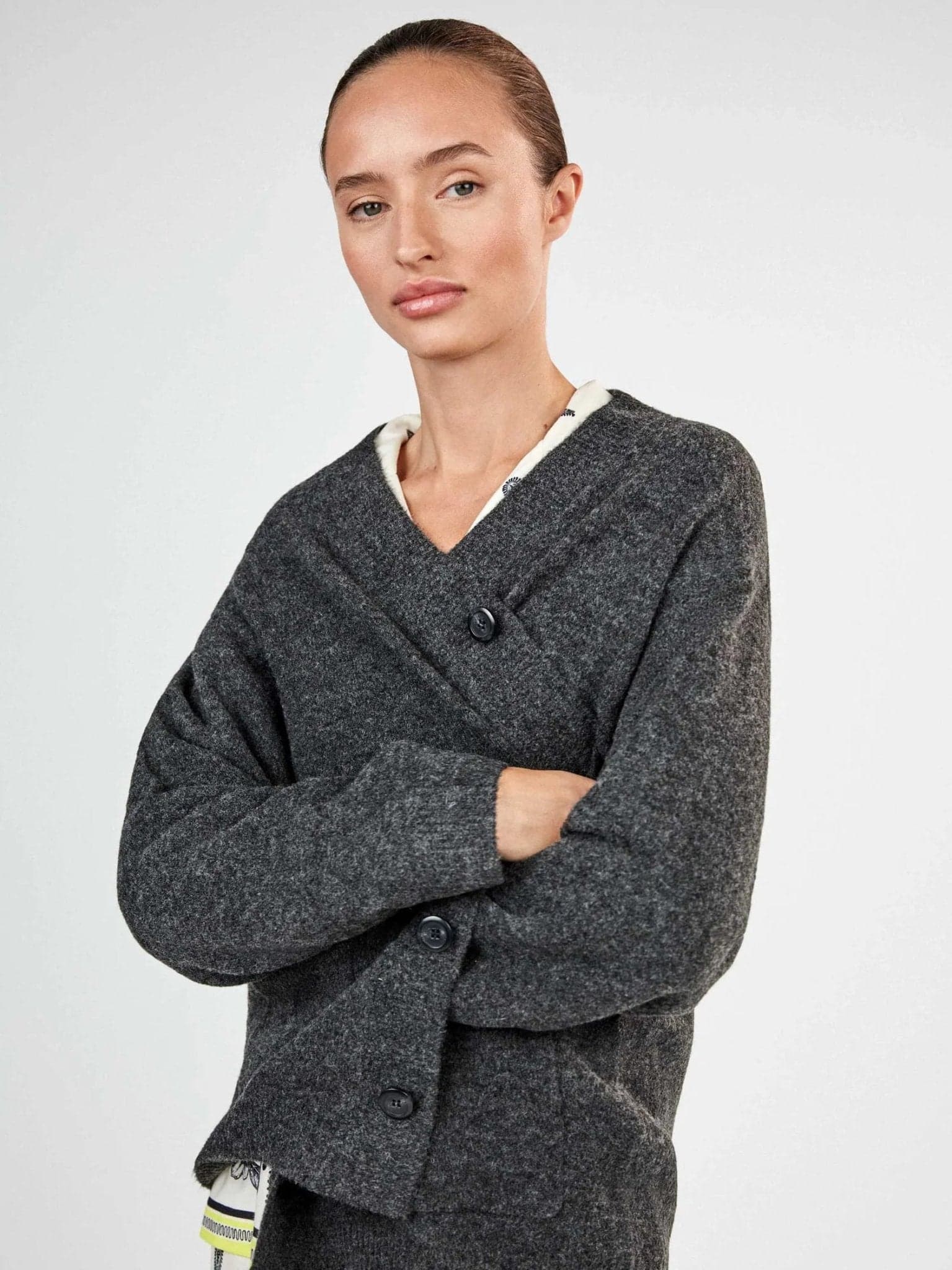 Giacca Cardigan Donna Gisela 2/20431T in Tessuto Tricot - 2