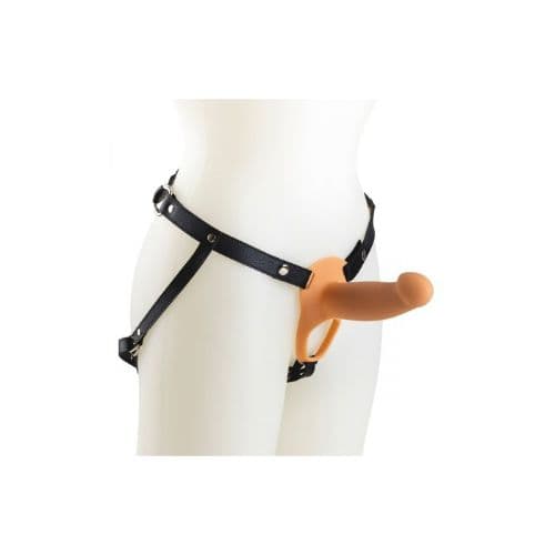 Strap-On Cavo Vibrante Virgite H4 Large 16,6 cm Silicone Telecomando USB 7 Vibrazioni - 3