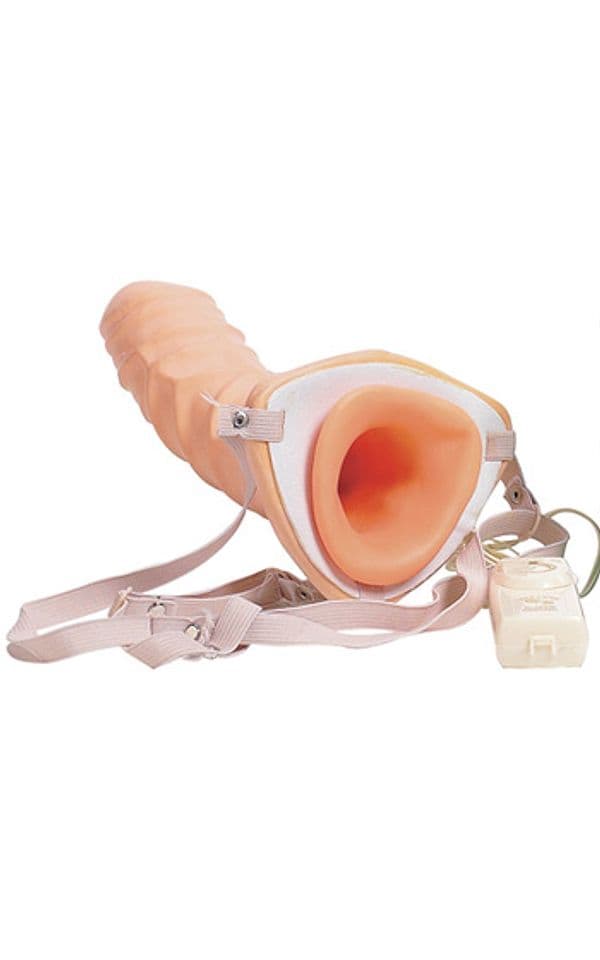 Strap-On Cavo Vibrante Seven Creations Hollow Extender 18 cm Harness Regolabile Realistico - 7