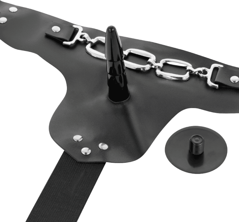 Strap-On Vibrante Harness Attraction George Deluxe 19 cm Realistico Regolabile Multivelocità - 5