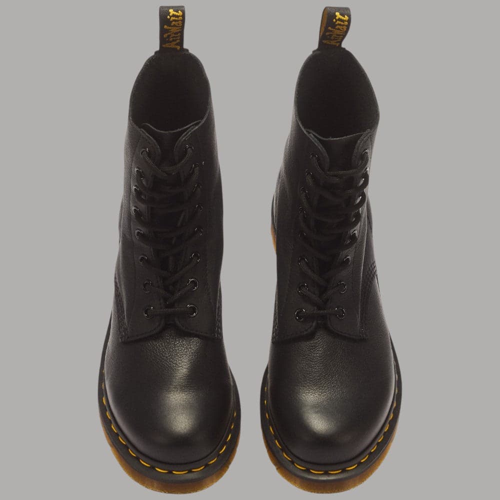 Stivali stringati Dr. Martens 1460 Pascal con suola carrarmato e pelle Virginia - 3