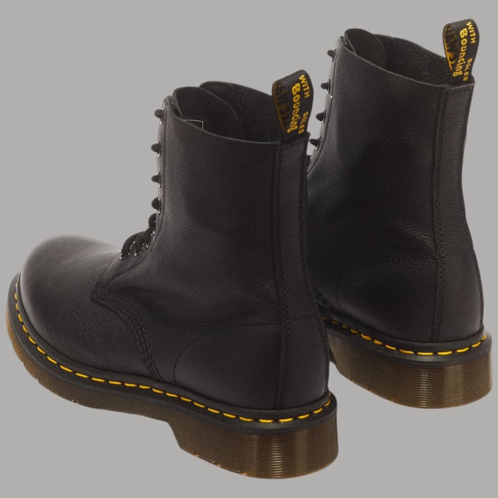 Stivali stringati Dr. Martens 1460 Pascal con suola carrarmato e pelle Virginia - 6