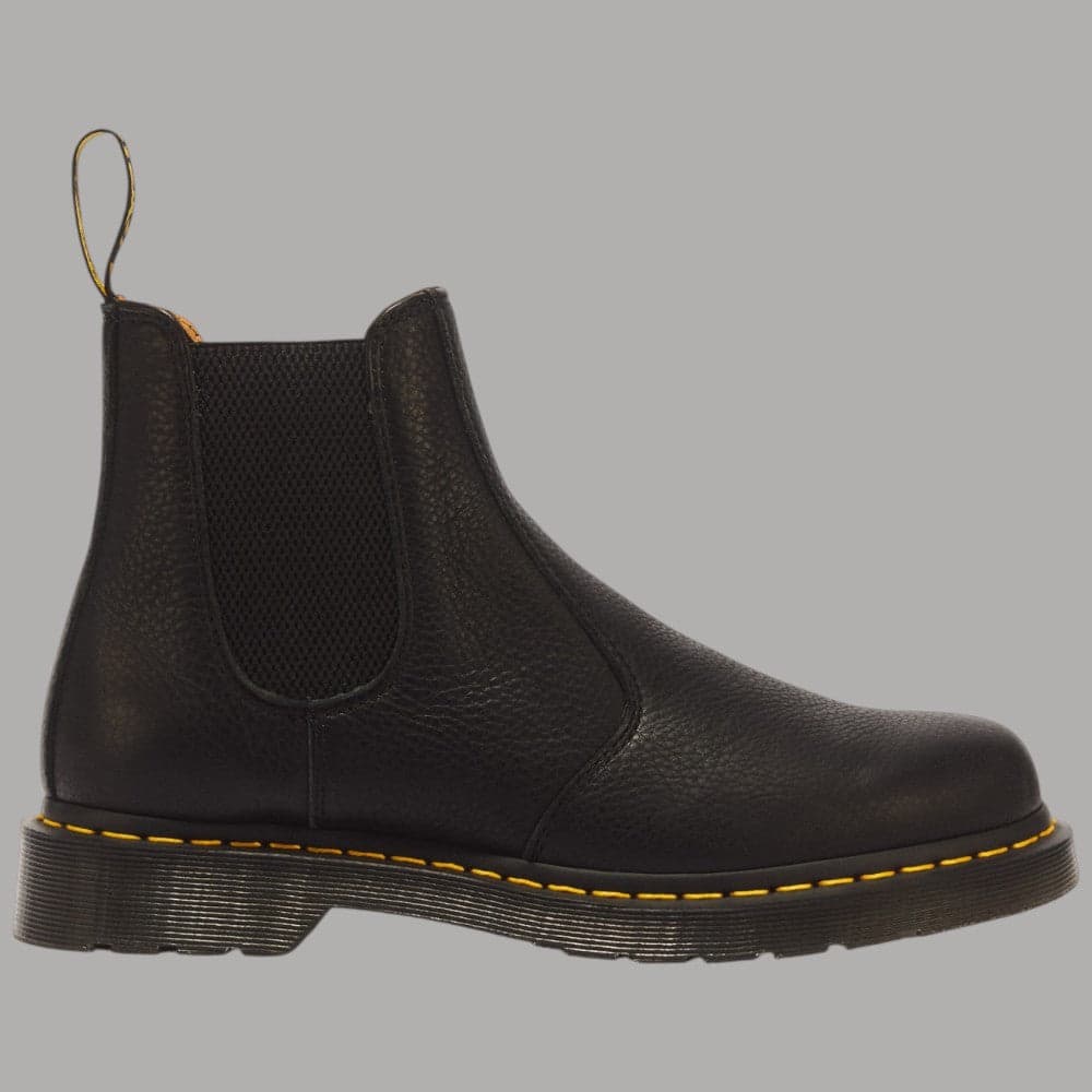 Stivaletti Chelsea Dr. Martens 2976 pelle Ambassador martellata lucida - 9
