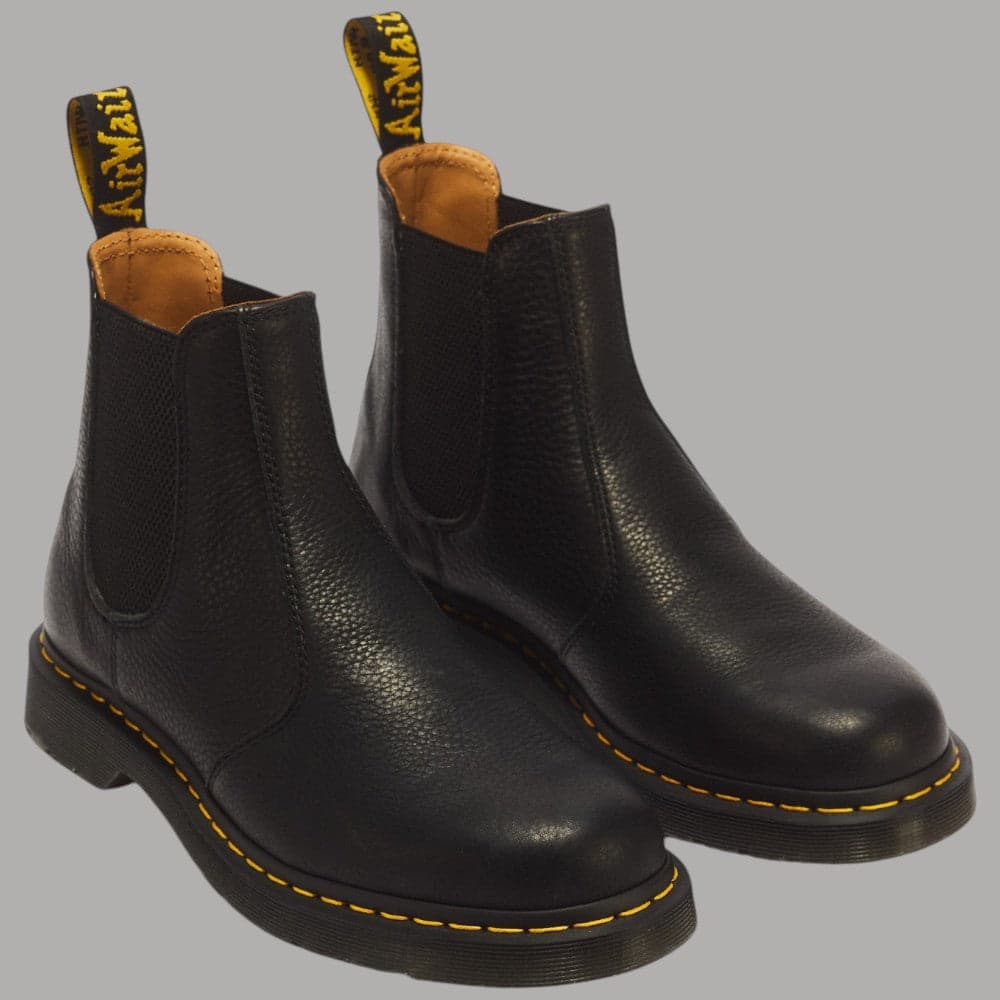 Stivaletti Chelsea Dr. Martens 2976 pelle Ambassador martellata lucida - 2