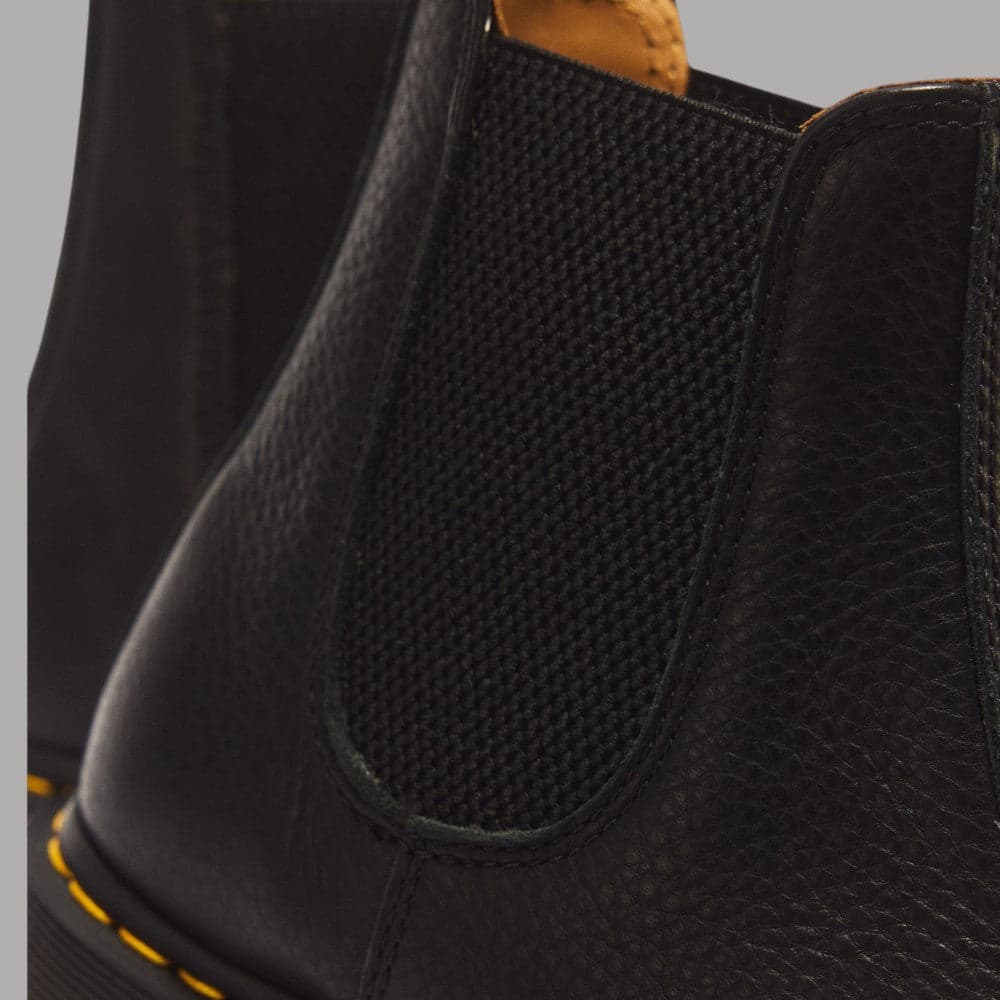 Stivaletti Chelsea Dr. Martens 2976 pelle Ambassador martellata lucida - 5